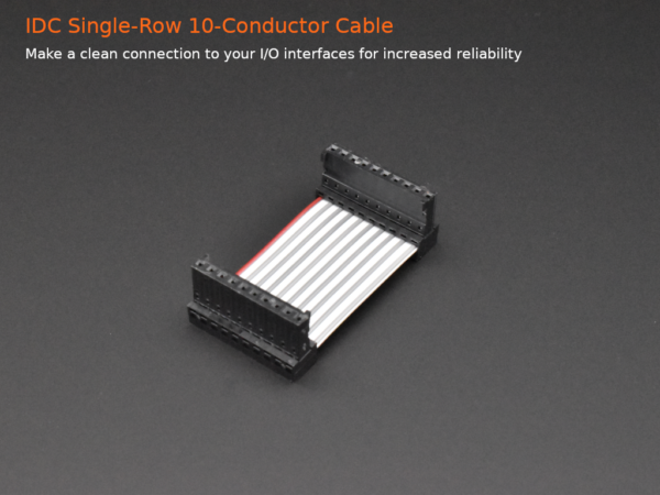 IDC Single-Row 10-Conductor Cable
